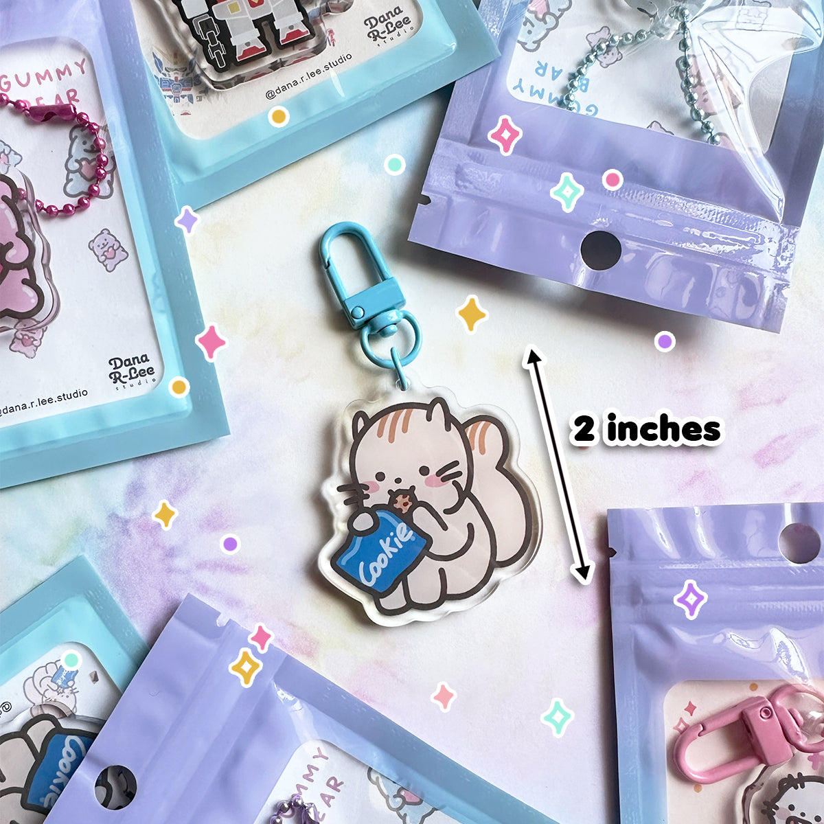 I Love Cookie Poki Keychain