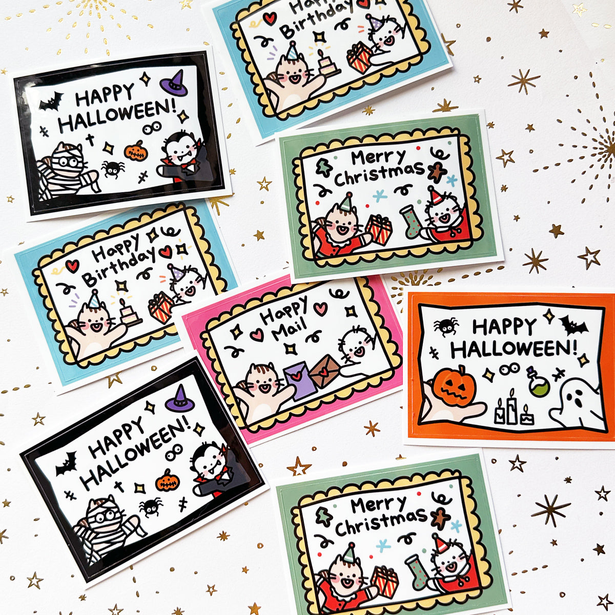 Rectangular Single Stickers
