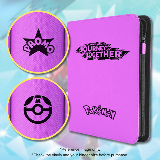 Pokimon Iron-On Binder Vinyls for Journey Together