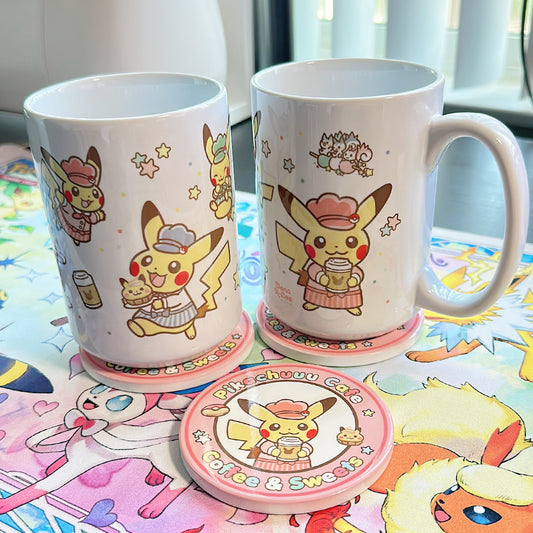 Pokimon Pika Cafe Mug