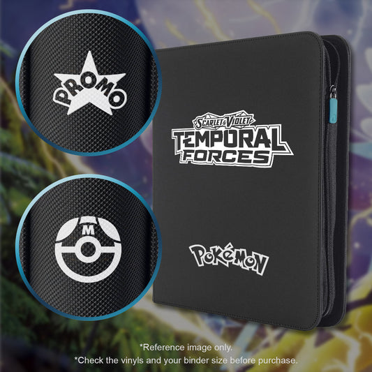 Pokimon Iron-On Binder Vinyls for Temporal Forces