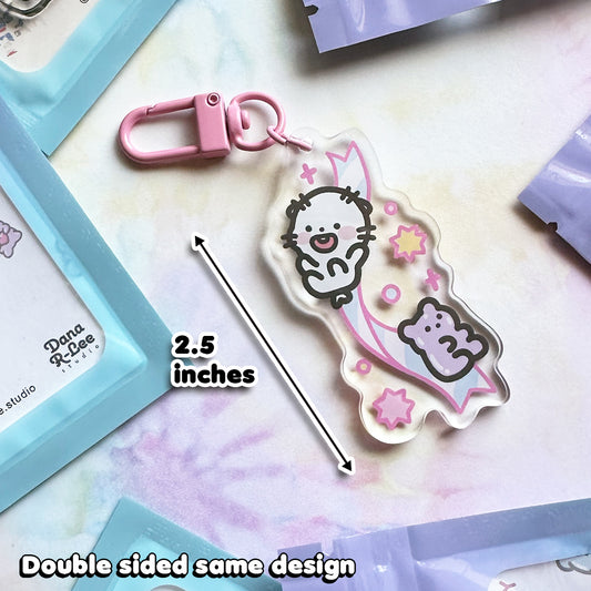 Minki Ribbon Keychain