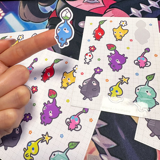 Pikmin Sticker Sheet