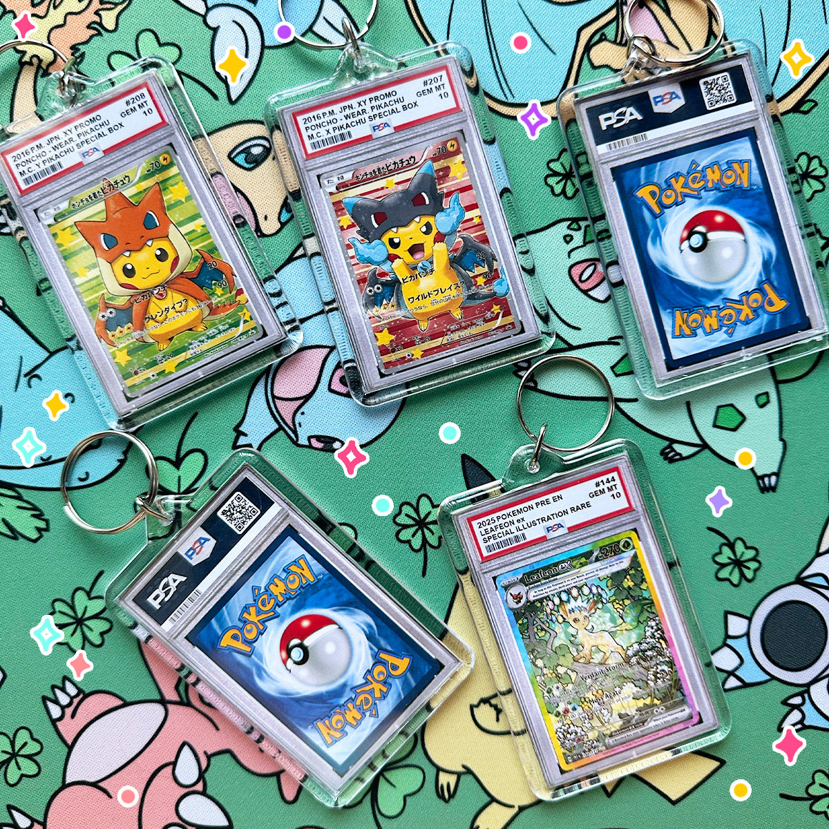 CUSTOM PSA 10 Keychain