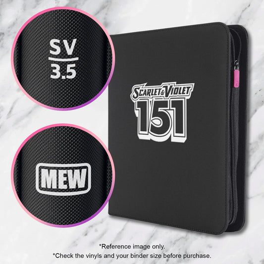 Pokimon Iron-On Binder Vinyls for 151