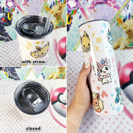 Pokimon Eevee Evolutions Tumbler
