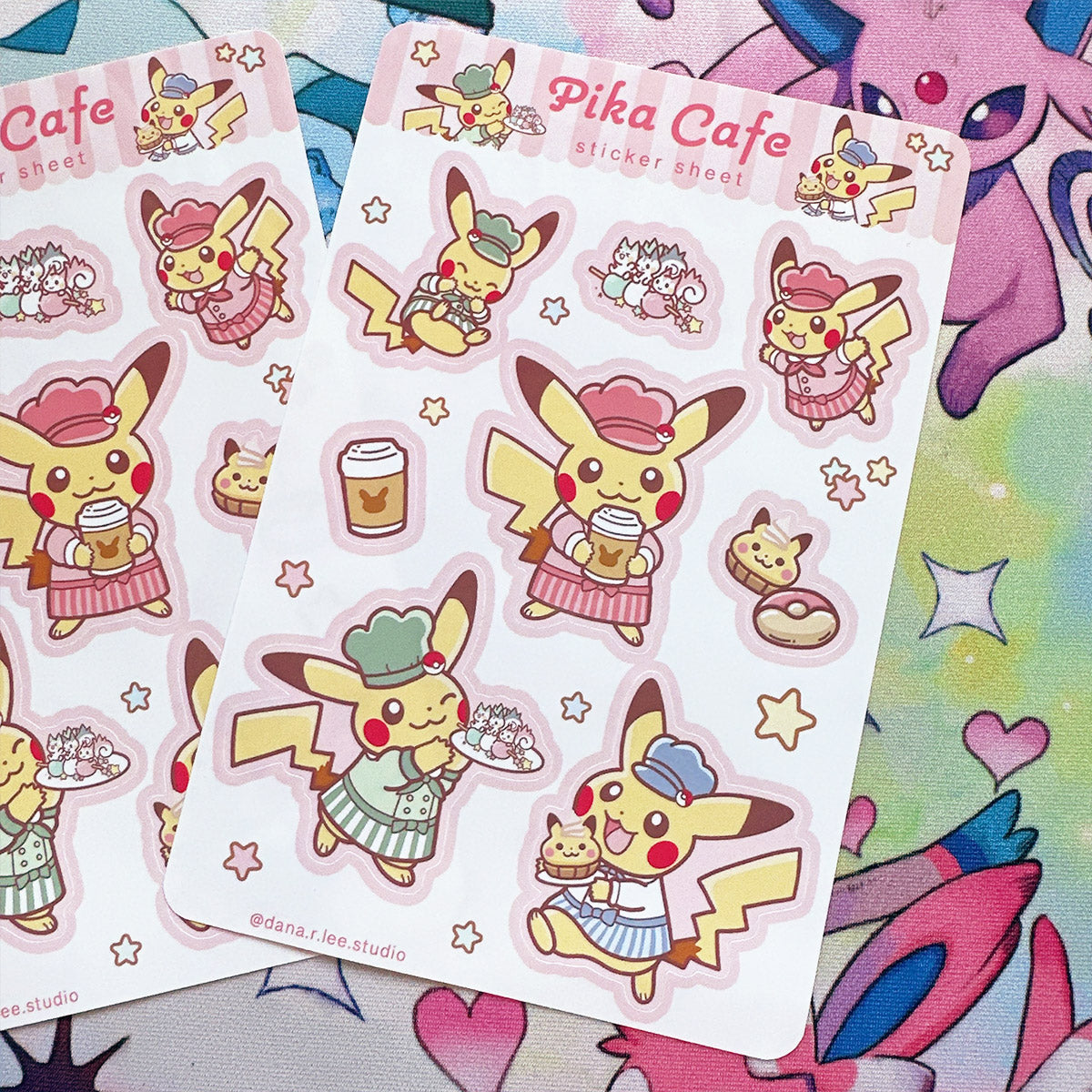 Pika Cafe Sticker Sheet