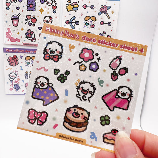 Minki & Poki Mini Sticker Sheet