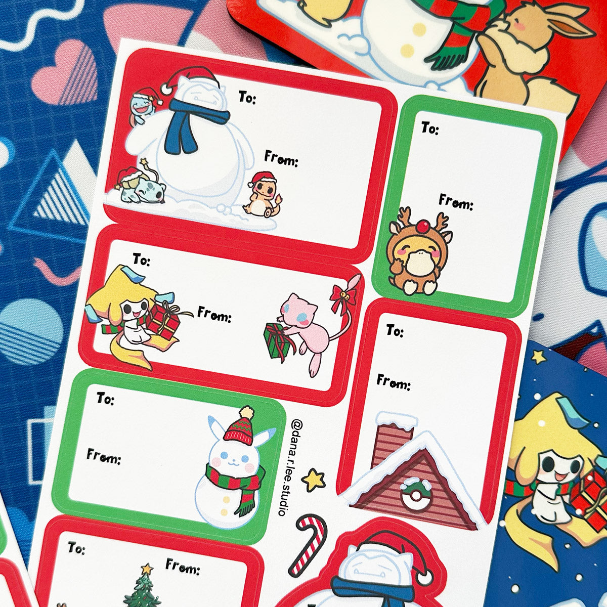 Gift Tags Sticker Sheets