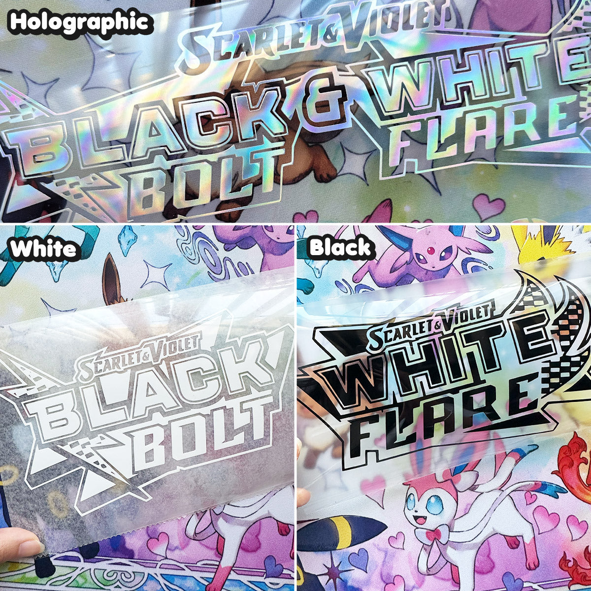 16 Full Set Pokimon Iron-On Binder Vinyl