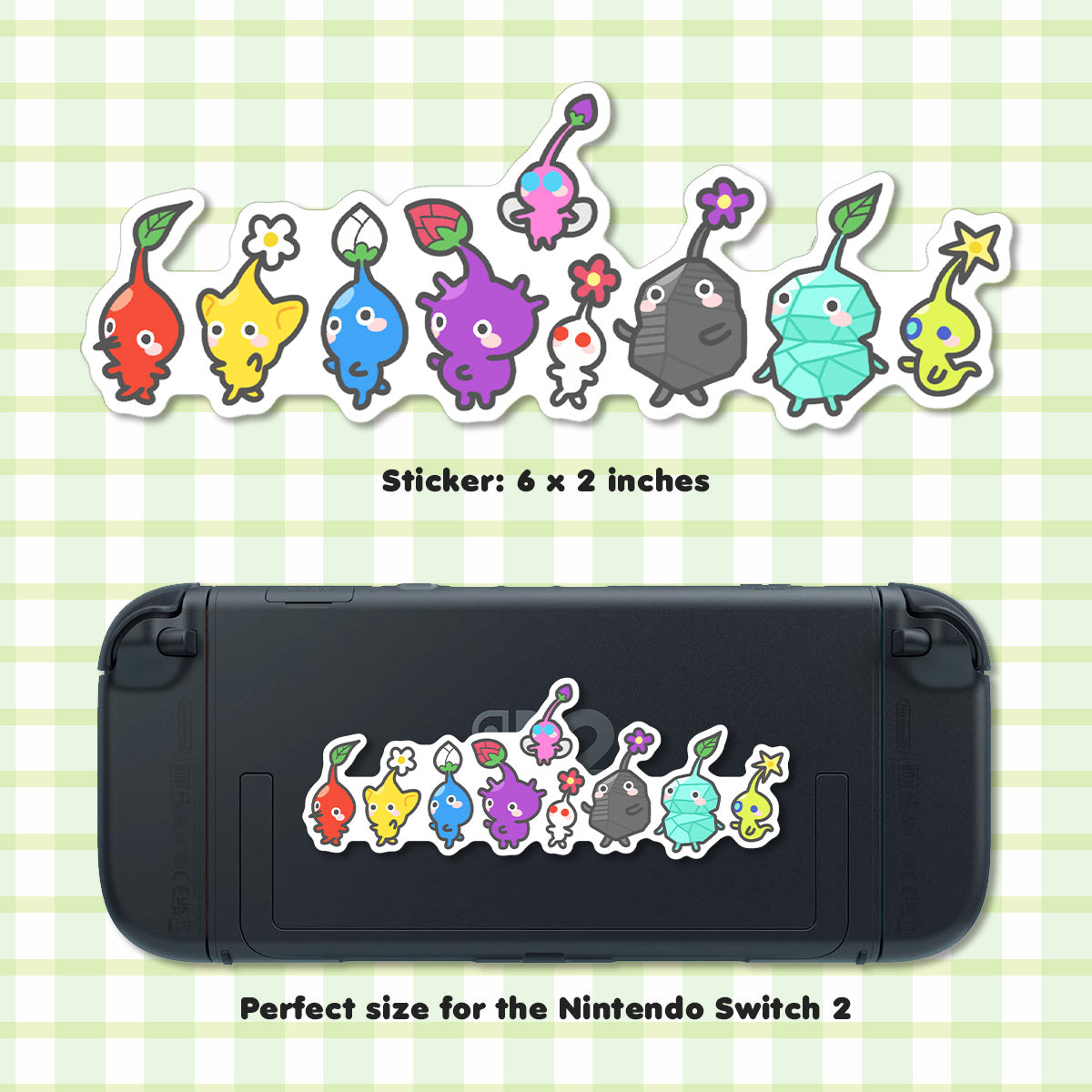 Pikmin 6inch Sticker