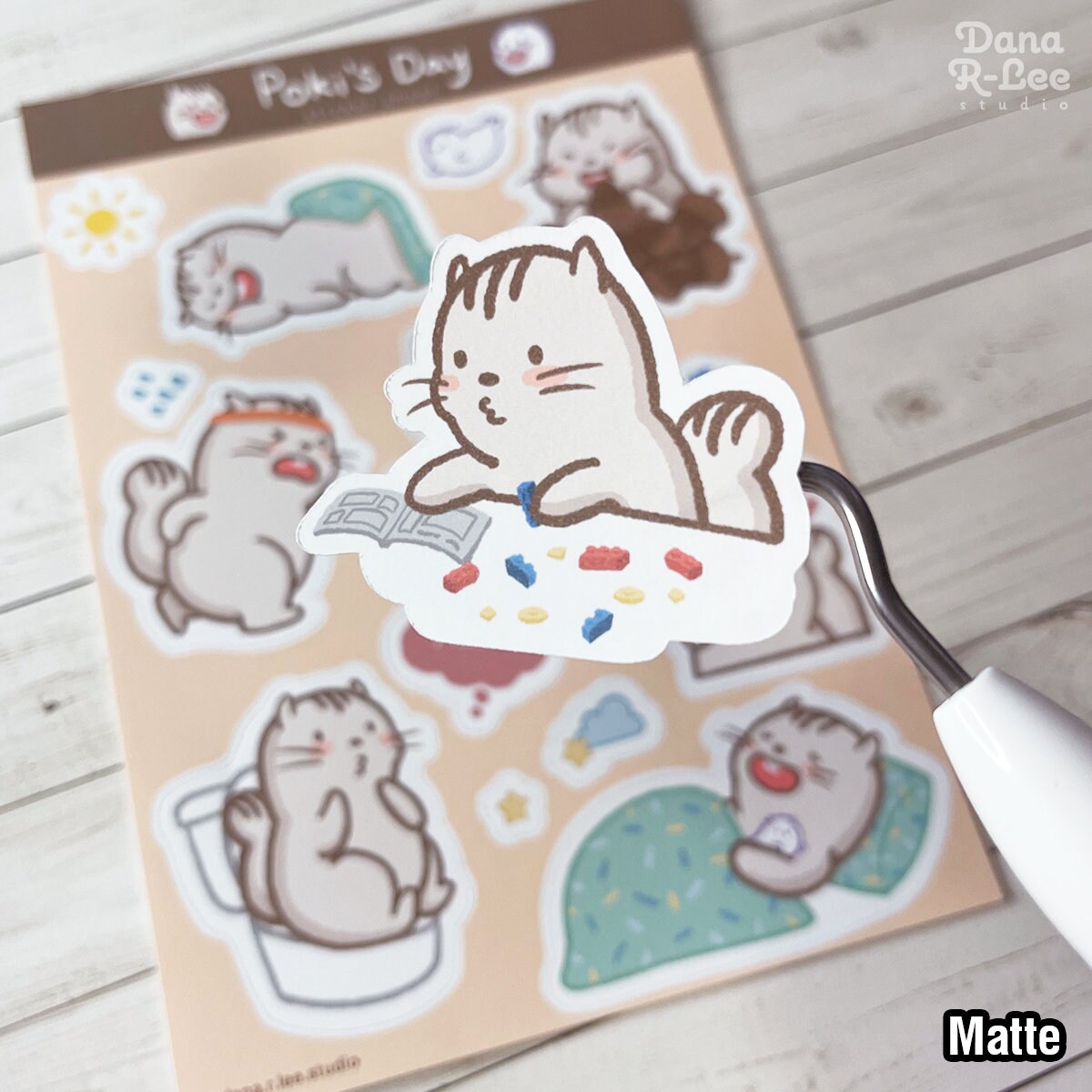 Minki & Poki's Day Sticker Sheet