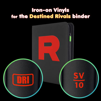 Pokimon Iron-On Binder Vinyls for Destined Rivals