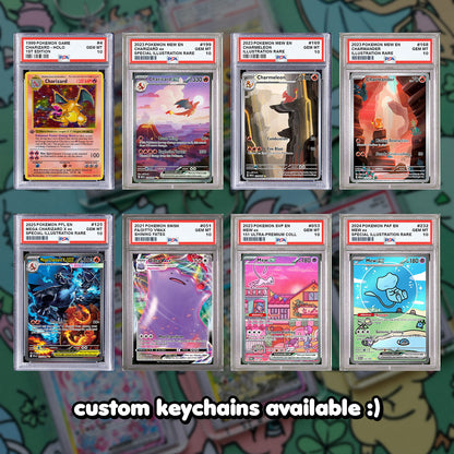Pokimon PSA 10 Keychain