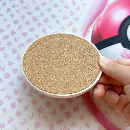 Pokimon Pika Cafe Enamel Coaster