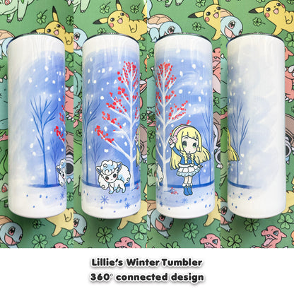 Pokimon Winter Trainer Tumbler