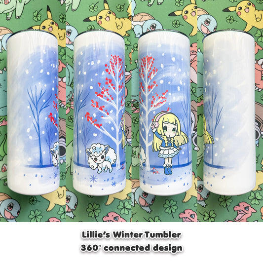 Pokimon Winter Trainer Tumbler
