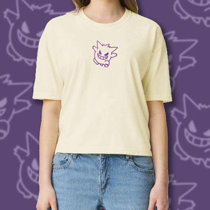 Pokimon Ghost Women Crop Top Shirt