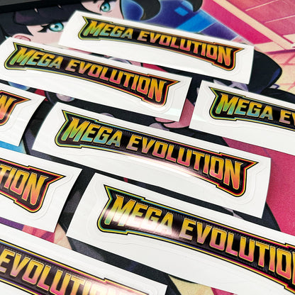 Pokimon Binder Stickers Mega Evolution