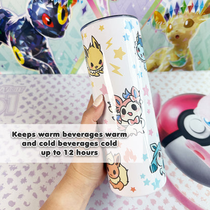 Pokimon Eevee Evolutions Tumbler