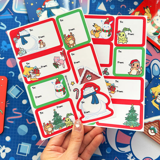 Gift Tags Sticker Sheets