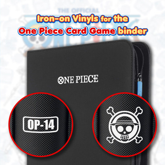 One Piece Iron-On Binder Vinyls
