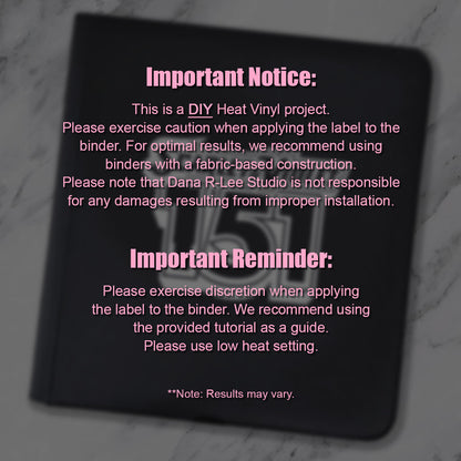 16 Full Set Pokimon Iron-On Binder Vinyl