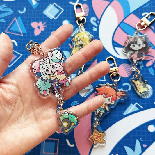 Pokimon Trainer Keychain