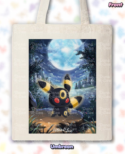 Pokimon Eevee Evolutions Tote Bag