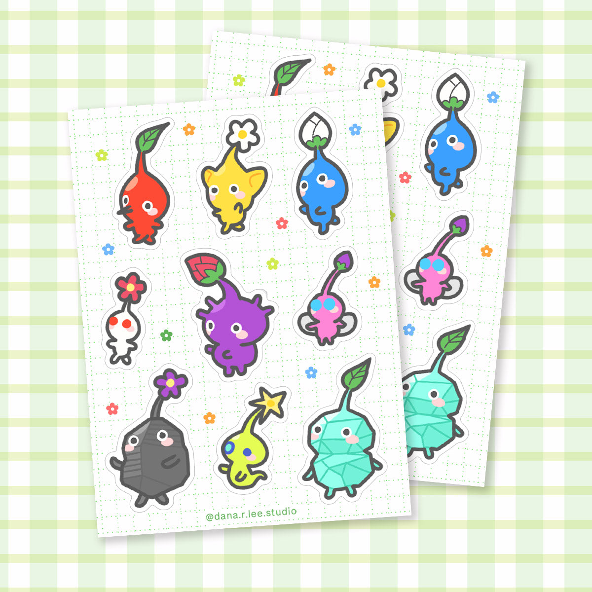 Pikmin Sticker Sheet