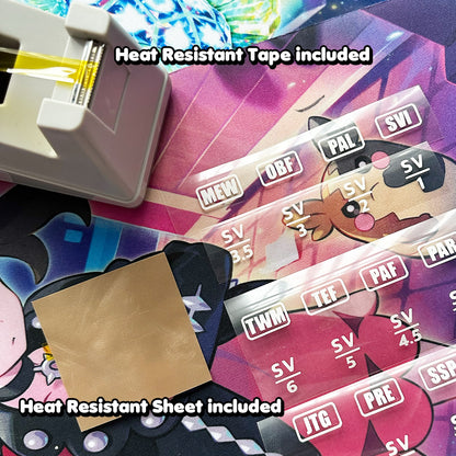 Pokimon Iron-On Binder Vinyls Scarlet & Violet