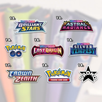 Pokimon Binder Stickers Sword & Shield