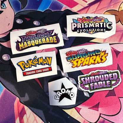 Pokimon Binder Stickers Scarlet & Violet