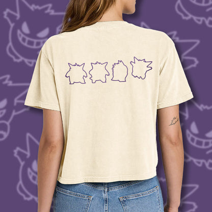 Pokimon Ghost Women Crop Top Shirt