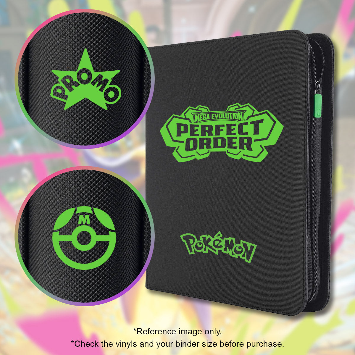 Pokimon Iron-On Binder Vinyls for Perfect Order