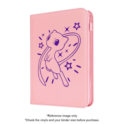 Pokimon Mew Iron-On Binder Vinyls