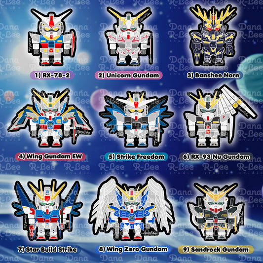 11 Gundam Sticker Pack
