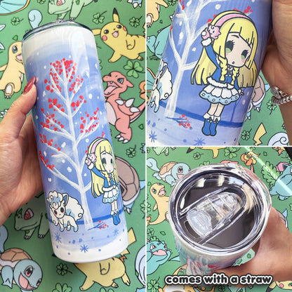 Pokimon Winter Trainer Tumbler