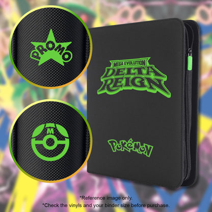 Pokimon Iron-On Binder Vinyls for Delta Reign