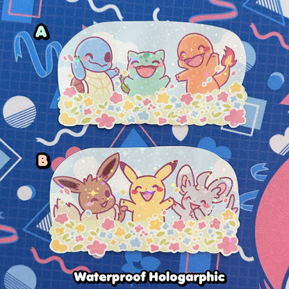 Pokimon Flower Garden Sticker
