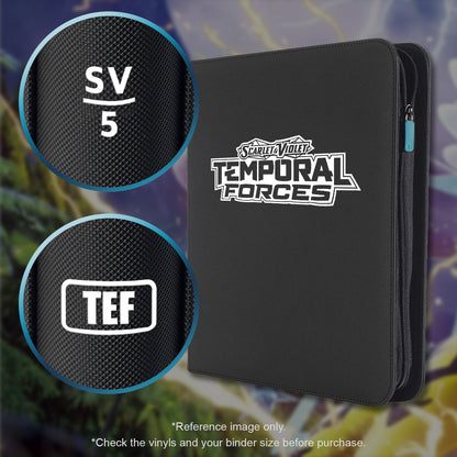 Pokimon Iron-On Binder Vinyls for Temporal Forces