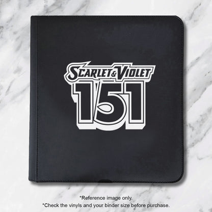 Pokimon Iron-On Binder Vinyls for 151