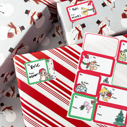 Gift Tags Sticker Sheets