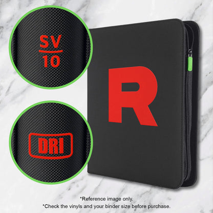 Pokimon Iron-On Binder Vinyls for Destined Rivals