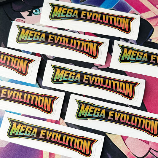 Pokimon Binder Stickers Mega Evolution