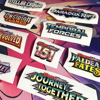 Pokimon Binder Stickers Scarlet & Violet