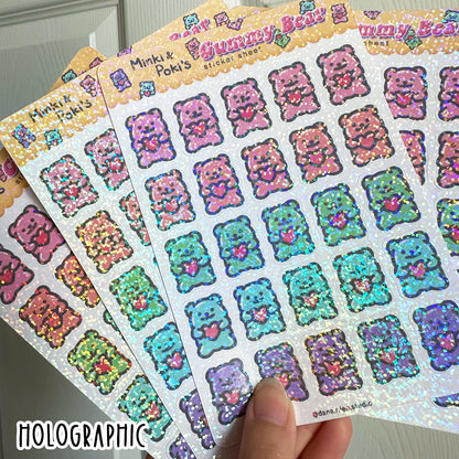 Gummy Bear Sticker Sheet
