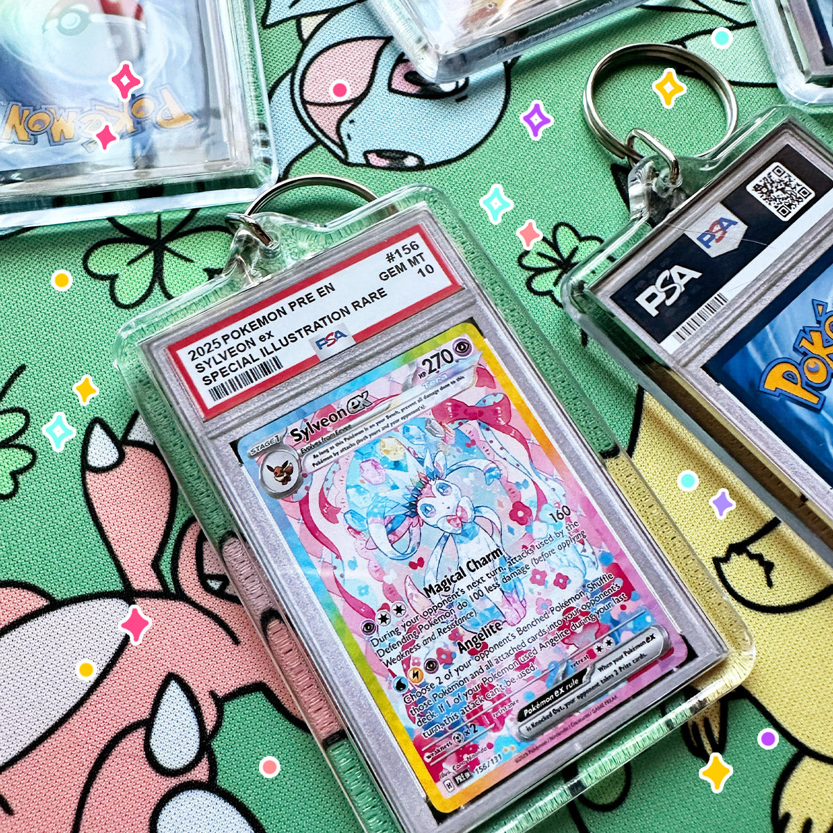 CUSTOM PSA 10 Keychain