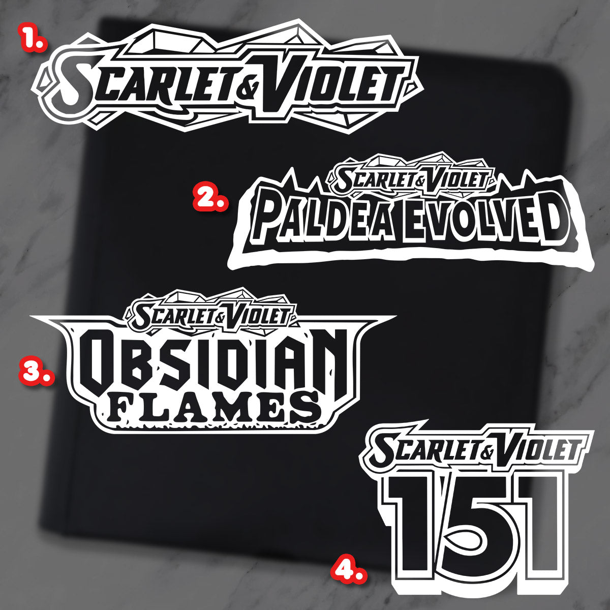 16 Full Set Pokimon Iron-On Binder Vinyl