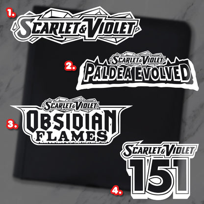 16 Full Set Pokimon Iron-On Binder Vinyl